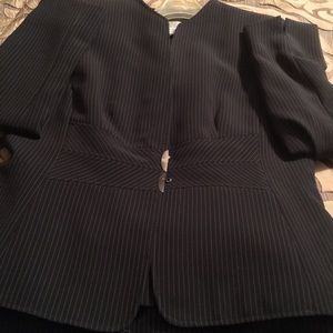 Tahari three piece suit.